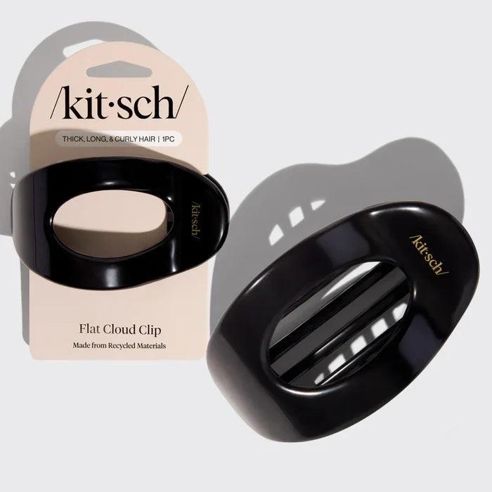 Recycled Plastic Large Flat Cloud Clip - Black