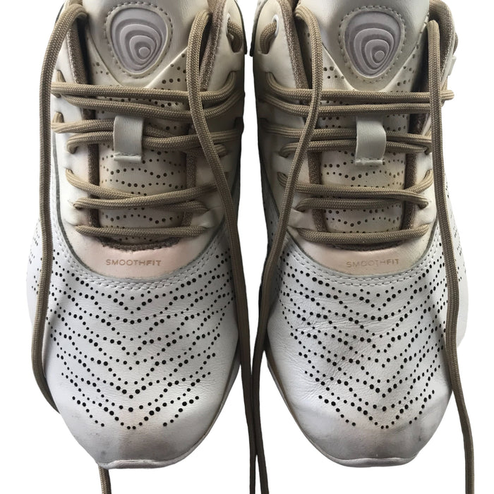 Reebok size UK 3 white gold smoothfit trainers