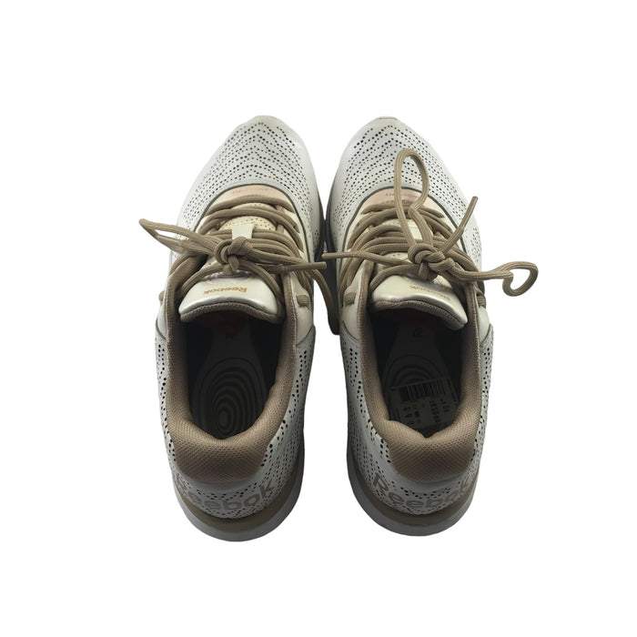 Reebok size UK 3 white gold smoothfit trainers