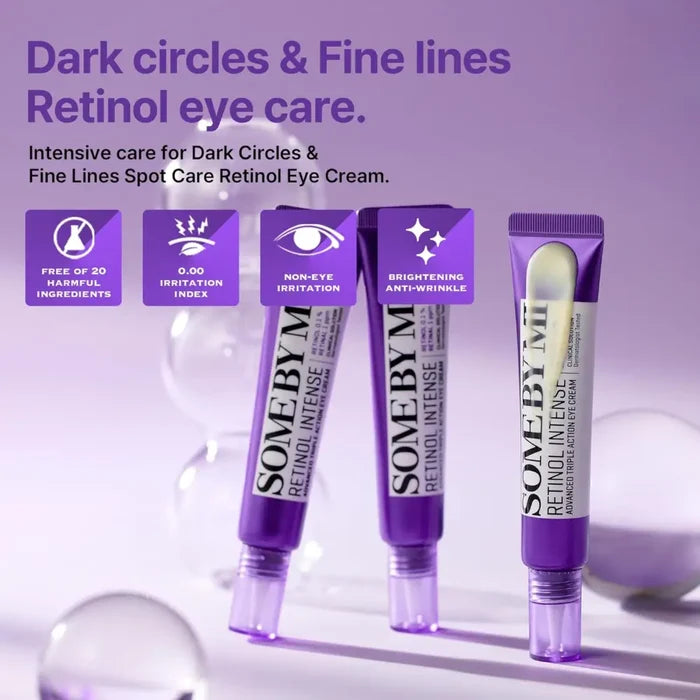 Retinol Intense Advanced Triple Action Eye Cream 30ml - Care SomeByMi Creams