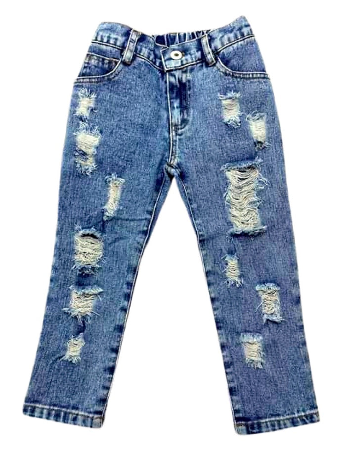Retro Washed Cropped Jeans