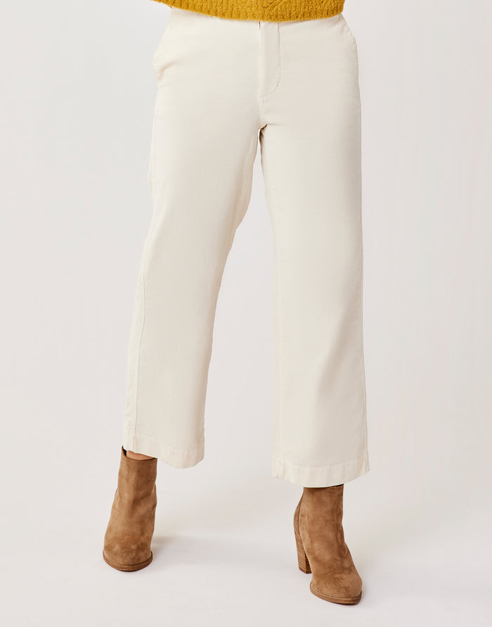 Rex Wide Leg: Birch - FINAL SALE