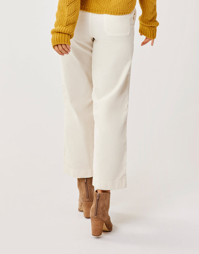 Rex Wide Leg: Birch - FINAL SALE