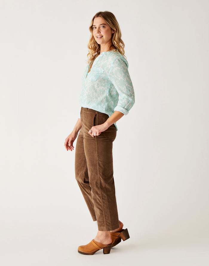 Rex Wide Leg: Dark Brown