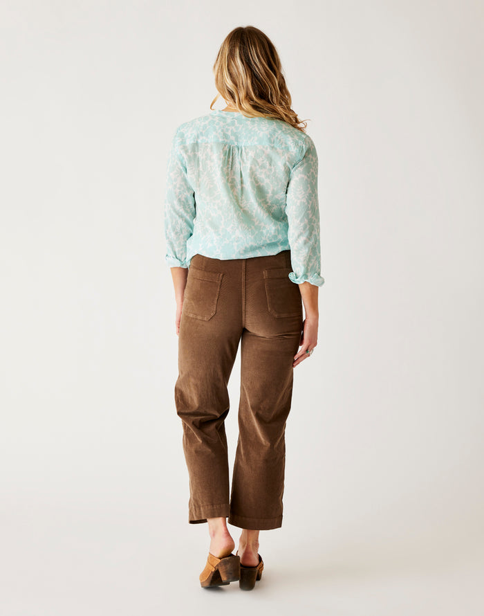 Rex Wide Leg: Dark Brown