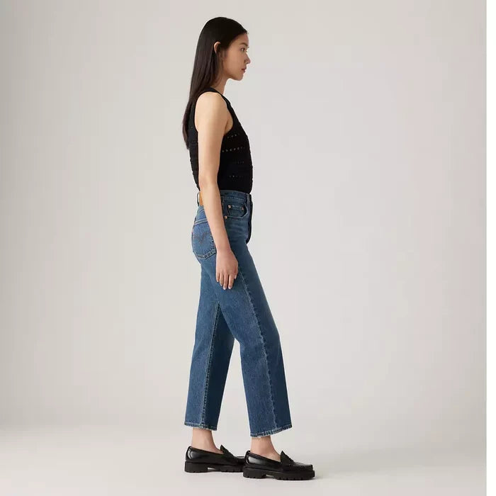 Ribcage Straight Ankle 27" Jean - On My Honor - Dark Wash