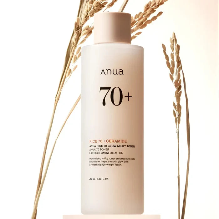 Rice 70 Glow Milky Toner 250ml - and Pad Anua Toners