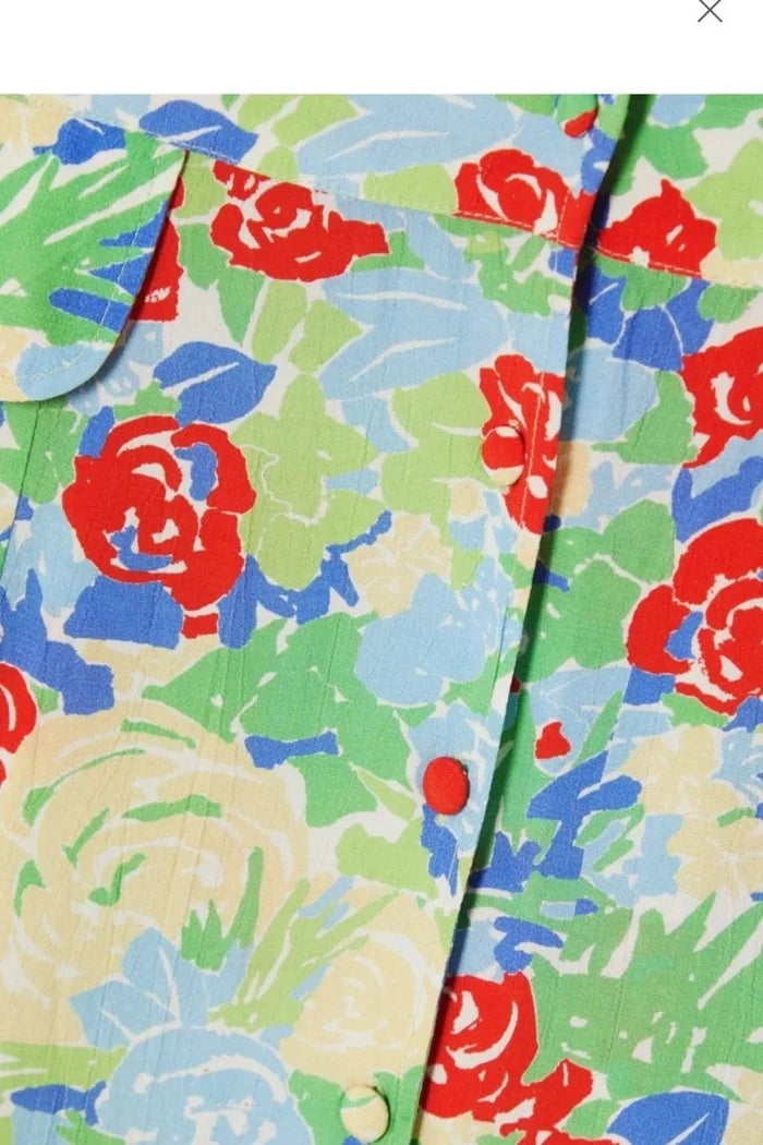 Rixo London Jackson Floral Crepe Mini Dress
