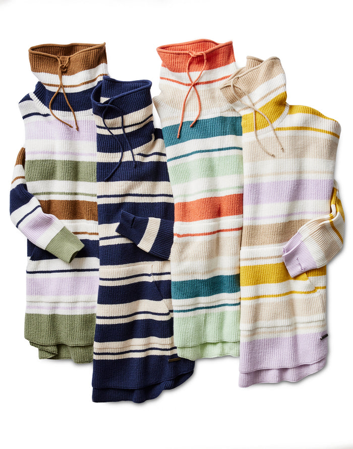 Rockvale Sweater: Lavender Multi Stripe - FINAL SALE