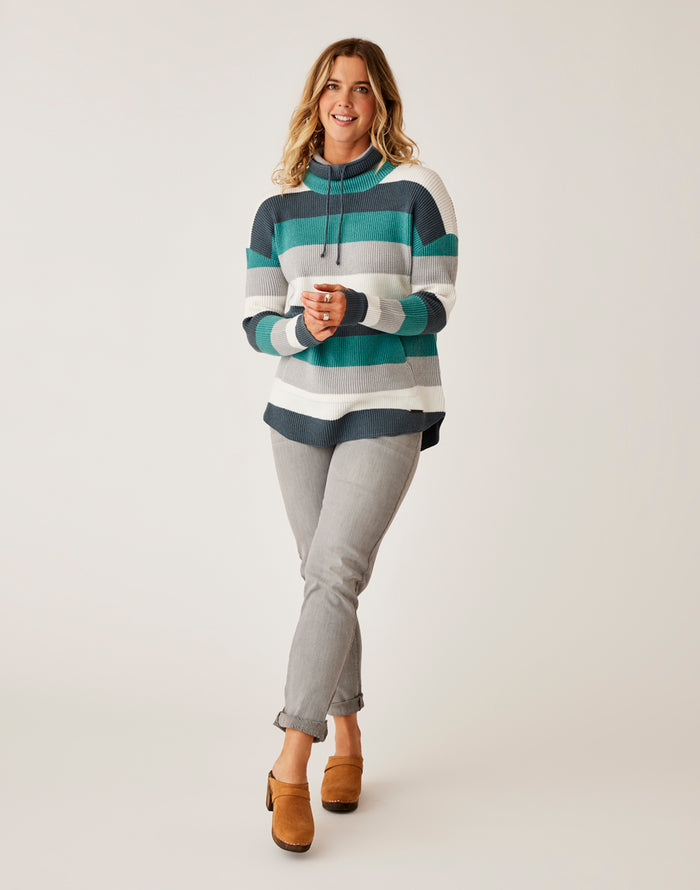 Rockvale Sweater: Wave Rugby Stripe