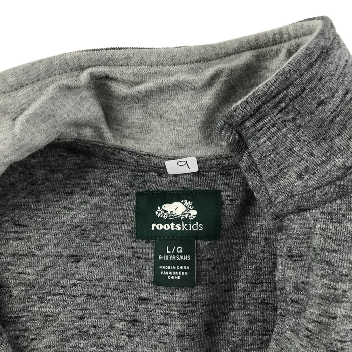 Roots Kids 9 years grey zippeed sweater