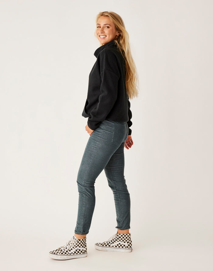 Rowayton Cowl Neck: Black - FINAL SALE