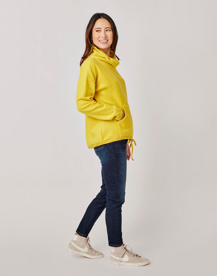 Rowayton Cowl Neck: Mustard - FINAL SALE