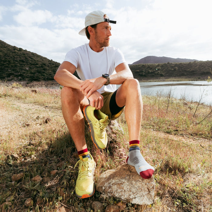Run Quarter Ultra Lightweight Sock With Cushion | Skyracer Gray