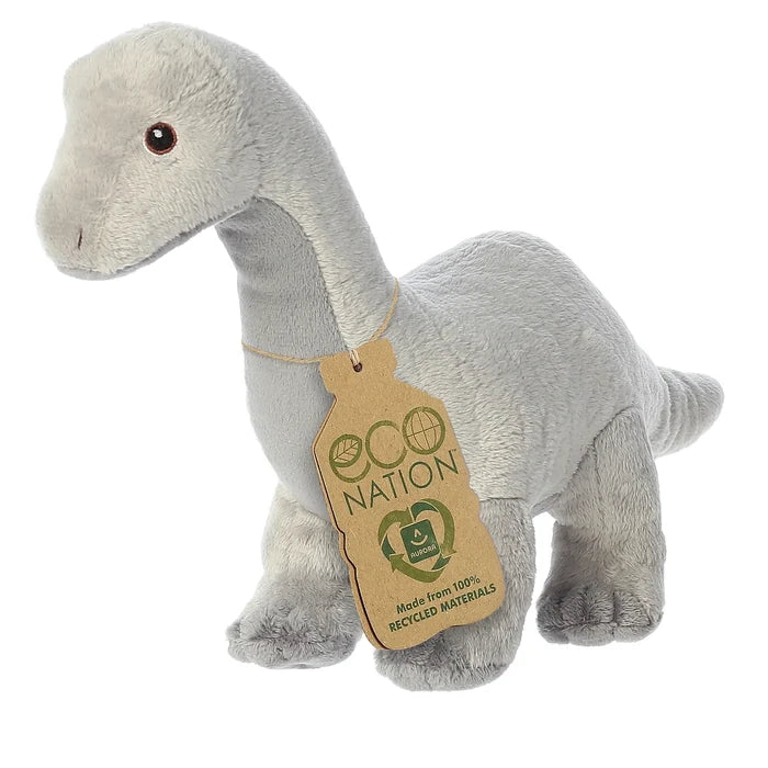 "Sale" Aurora ECO Nation - Brachiosaurus Grey Dinosaur Dino Plush Toy 35105