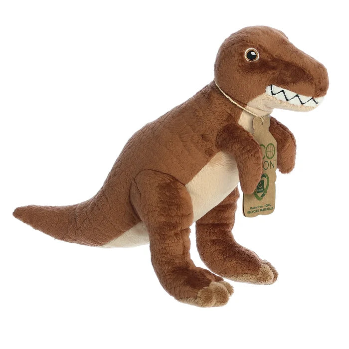 "Sale" Aurora ECO Nation - T-Rex Brown Dinosaur Dino Plush Toy 35102