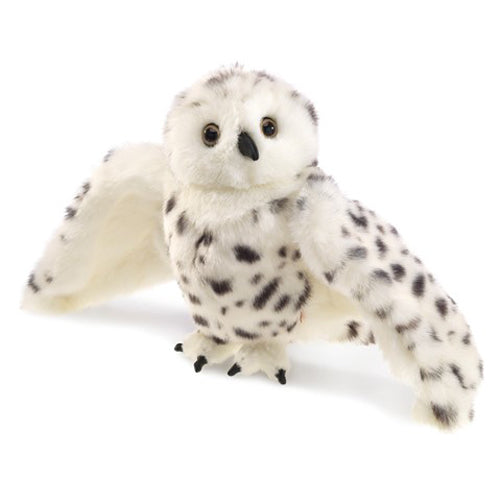 "Sale" Folkmanis - Snowy Owl Puppet Plushie 2236