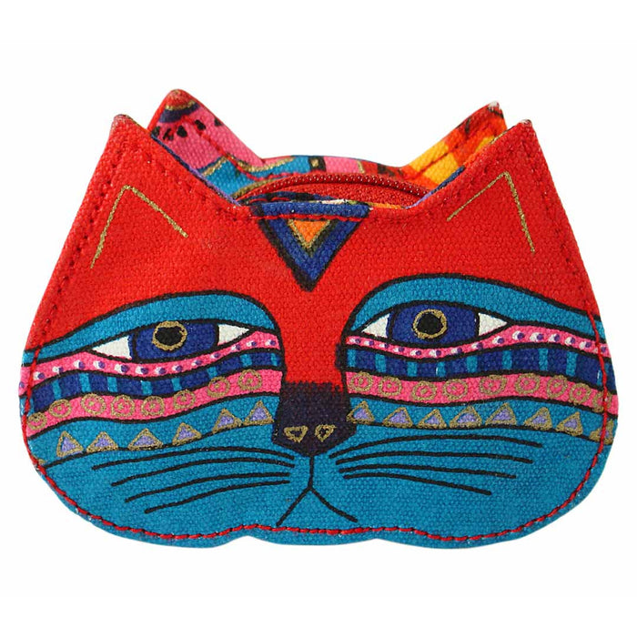 "Sale" Laurel Burch - Feline Face Coin Bag