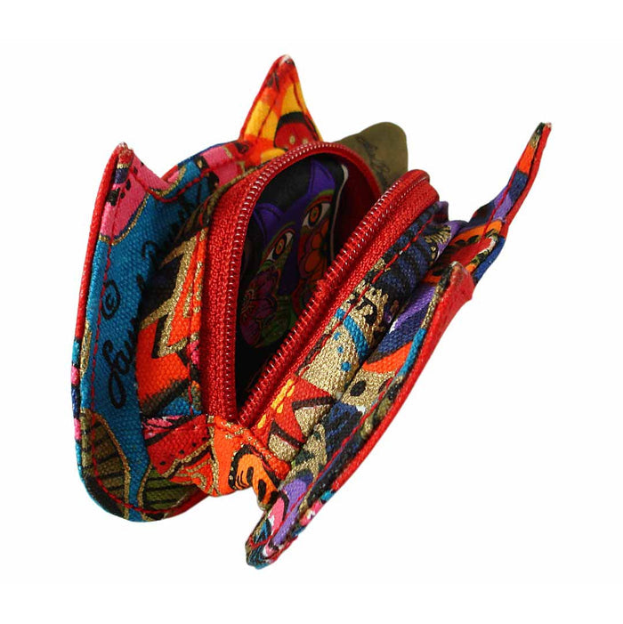 "Sale" Laurel Burch - Feline Face Coin Bag