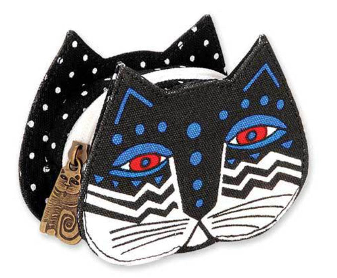 "Sale" Laurel Burch - Feline Face Coin Bag