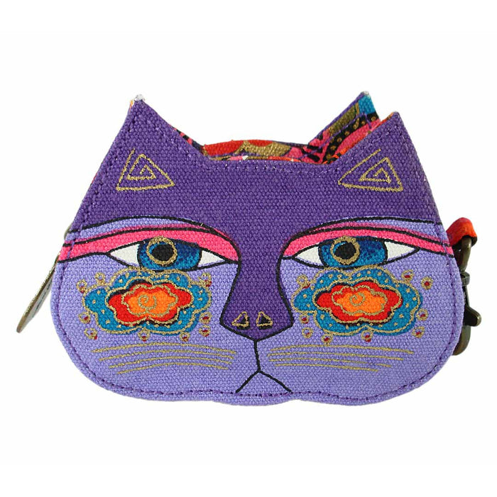 "Sale" Laurel Burch - Feline Face Coin Bag