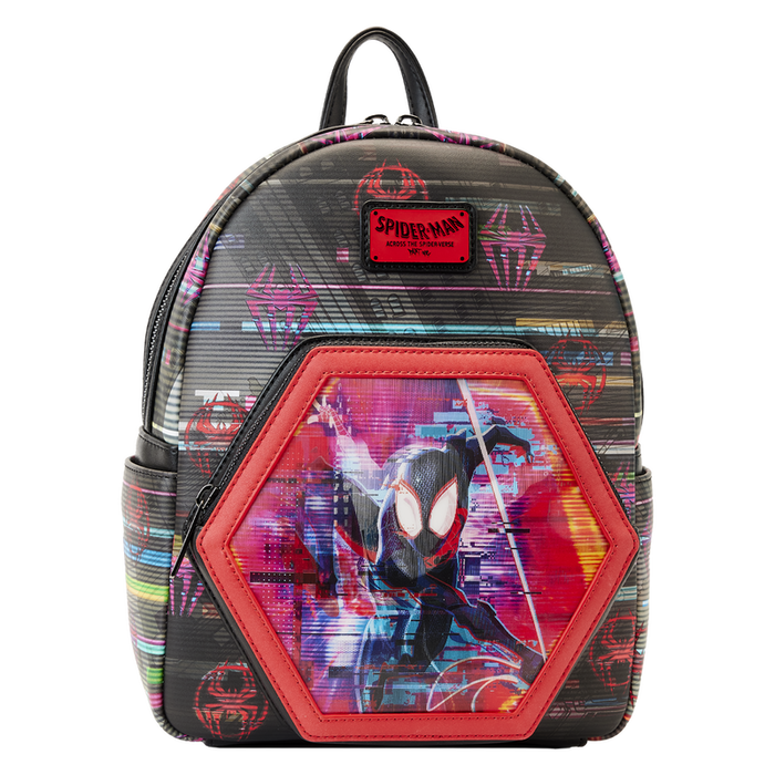 "Sale" Loungefly Marvel - Across the Spider-Verse Lenticular Spiderman Backpack MVTB0239