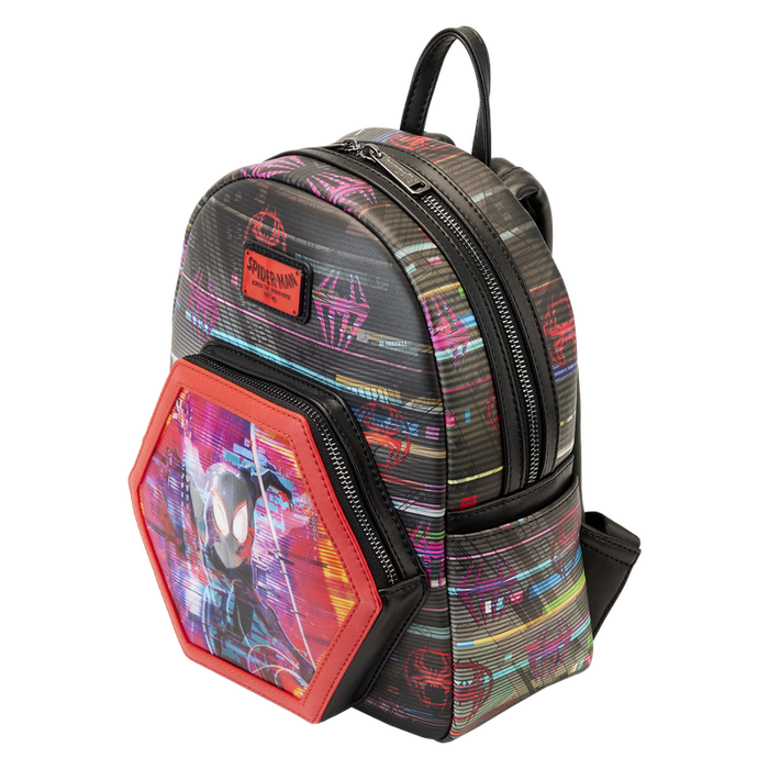 "Sale" Loungefly Marvel - Across the Spider-Verse Lenticular Spiderman Backpack MVTB0239