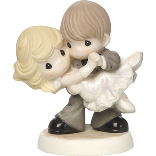 "Sale" Precious Moments - Dancing with My Star Love Couple Porcelain Figurine 171035