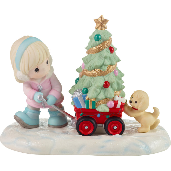 "Sale" Precious Moments - Share The Magic of Christmas Porcelain Figurine 231041