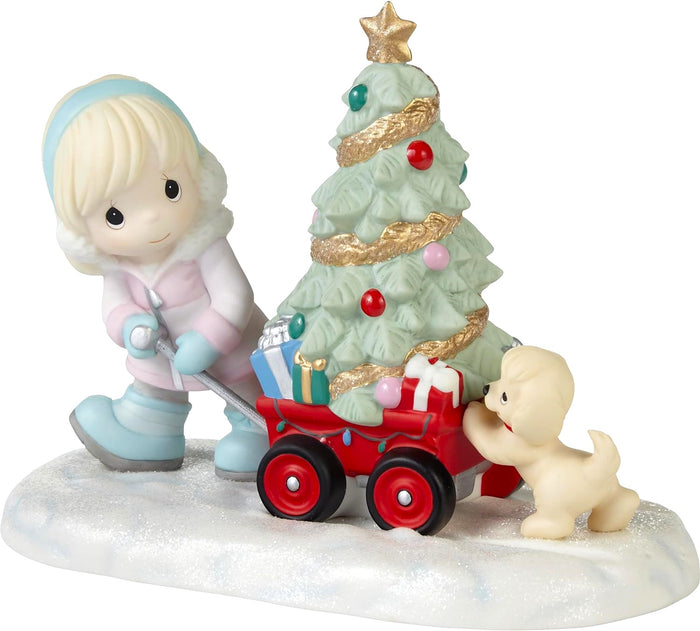 "Sale" Precious Moments - Share The Magic of Christmas Porcelain Figurine 231041