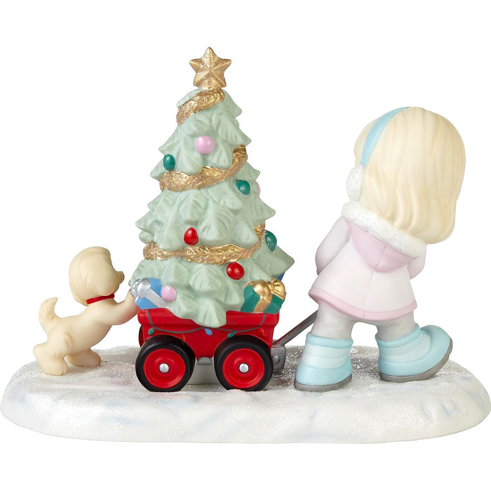 "Sale" Precious Moments - Share The Magic of Christmas Porcelain Figurine 231041