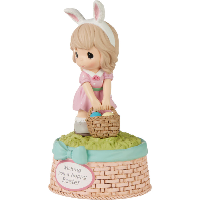 "Sale" Precious Moments - Wishing You A Hoppy Easter Musical Figurine 232107
