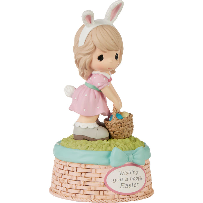 "Sale" Precious Moments - Wishing You A Hoppy Easter Musical Figurine 232107