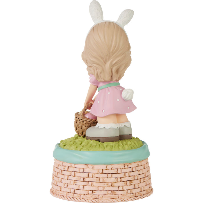 "Sale" Precious Moments - Wishing You A Hoppy Easter Musical Figurine 232107