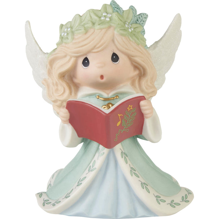 "Sale" Precious Moments - Wishing You Joyful Sound of The Season Porcelain Figurine 232017