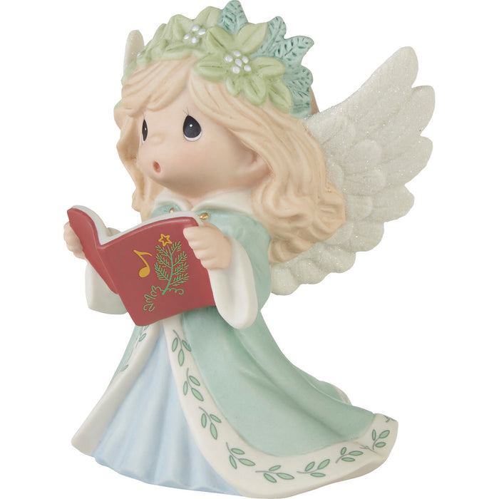 "Sale" Precious Moments - Wishing You Joyful Sound of The Season Porcelain Figurine 232017