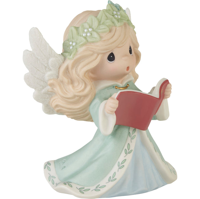 "Sale" Precious Moments - Wishing You Joyful Sound of The Season Porcelain Figurine 232017
