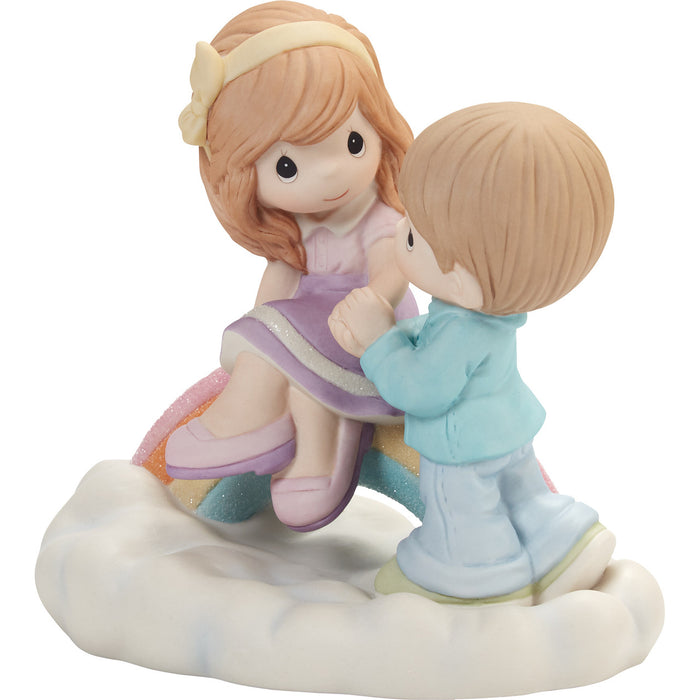 "Sale" Precious Moments - You're My Rainbow Amoung The Clouds Figurine 202004