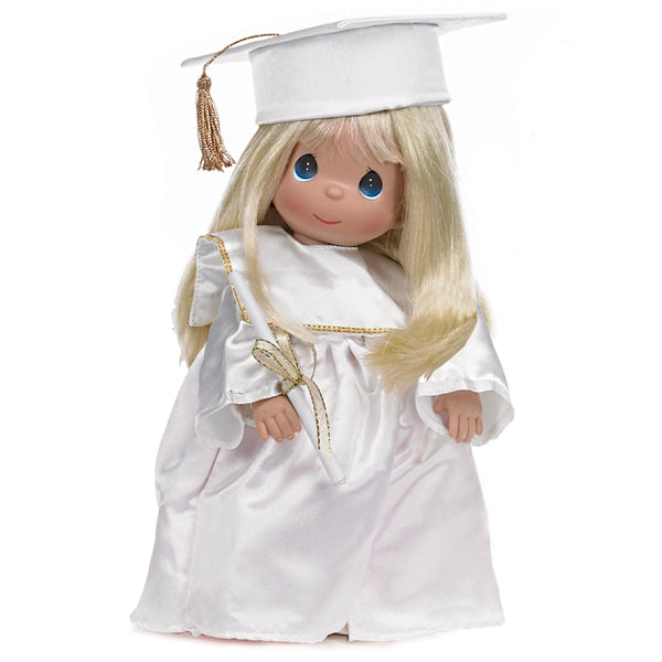 "Sale" Precious Moments Doll - Graduation Blonde 4280