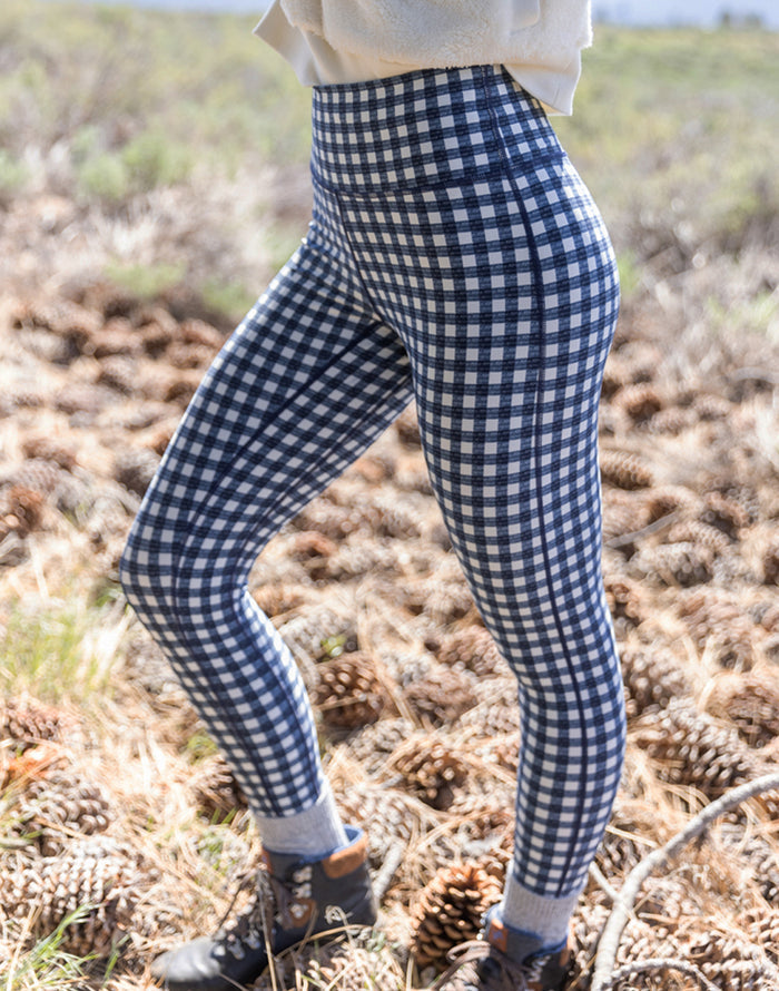 Saluda Compression Tight: Gingham