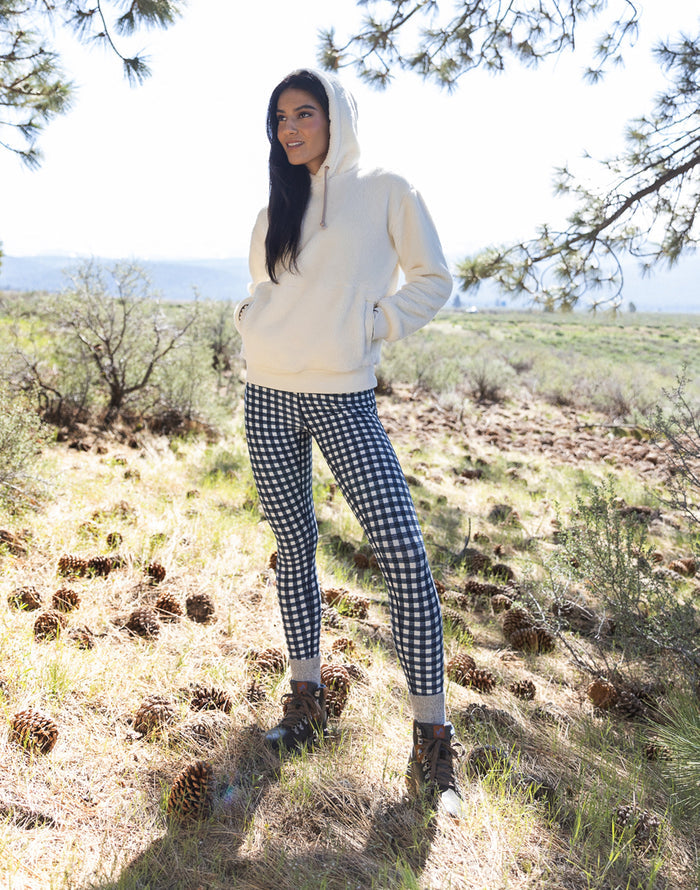 Saluda Compression Tight: Gingham