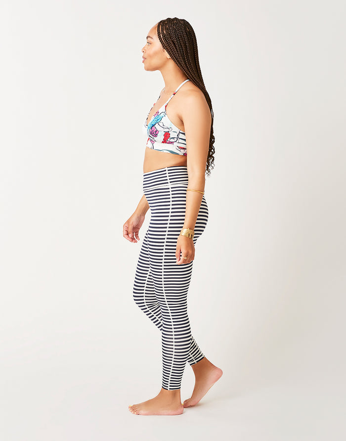 Saluda Tight: Navy Stripe - FINAL SALE