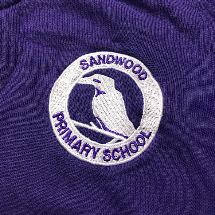 *Sandwood Primary Purple V-neck Sweatshirt