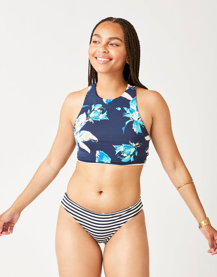 Sanitas Reversible Bottom: Stargazer/Navy Stripe - FINAL SALE