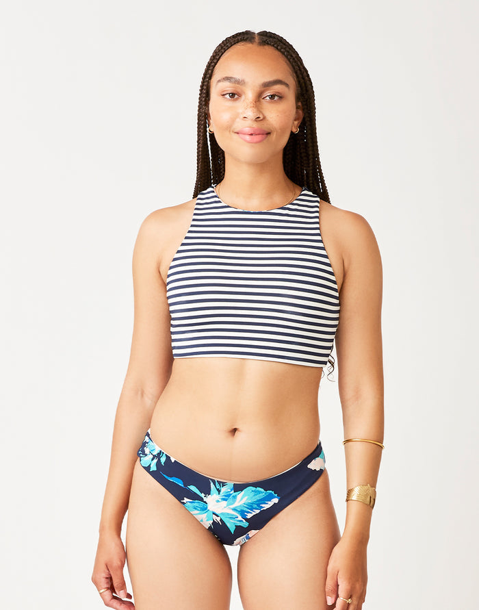Sanitas Reversible Bottom: Stargazer/Navy Stripe - FINAL SALE