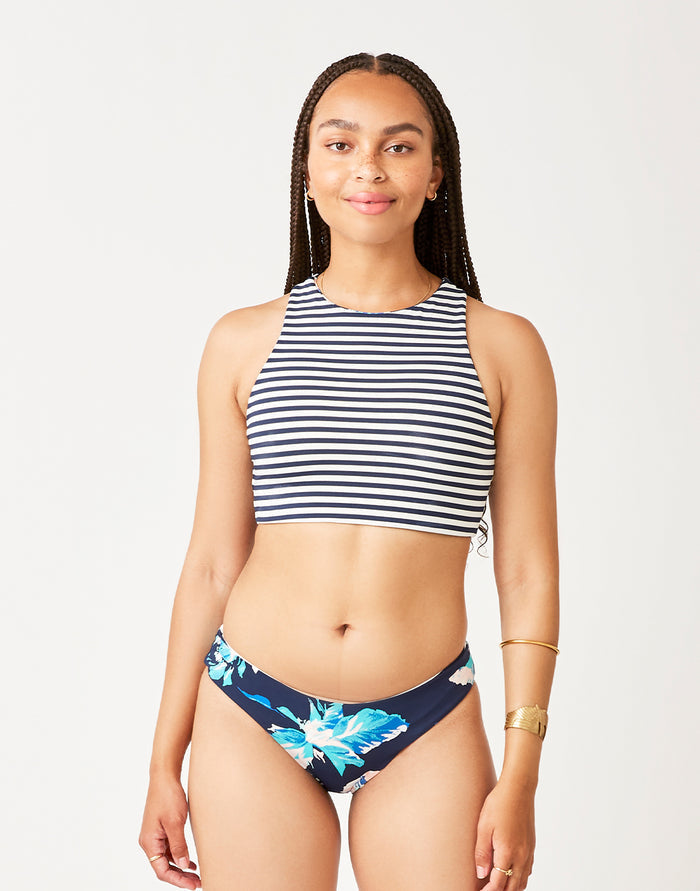 Sanitas Reversible Bottom: Stargazer/Navy Stripe - FINAL SALE
