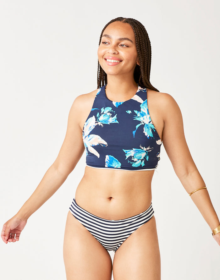 Sanitas Reversible Bottom: Stargazer/Navy Stripe - FINAL SALE