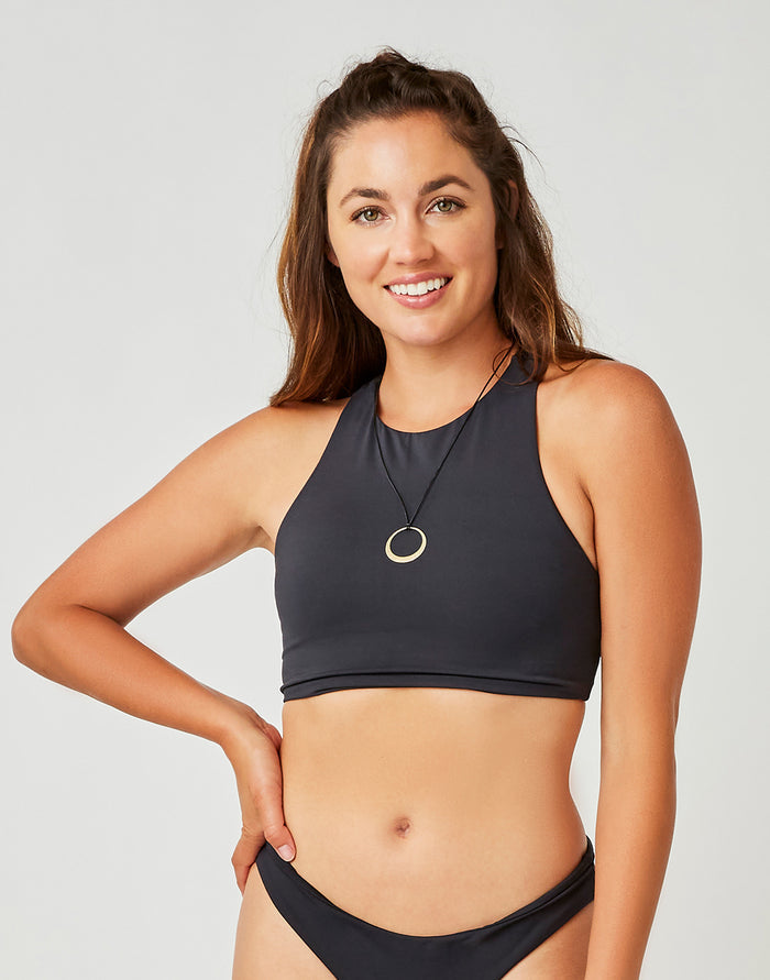 Sanitas Reversible Top: Black/Black - FINAL SALE