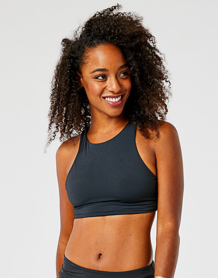 Sanitas Reversible Top: Black/Black - FINAL SALE