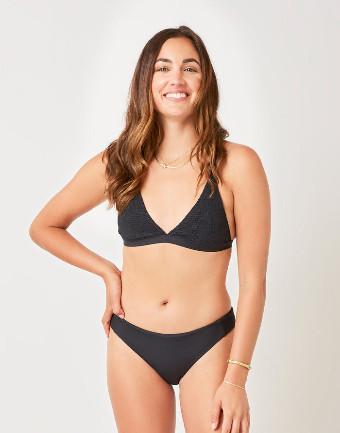 Sanitas Smocked Bottom: Black - FINAL SALE